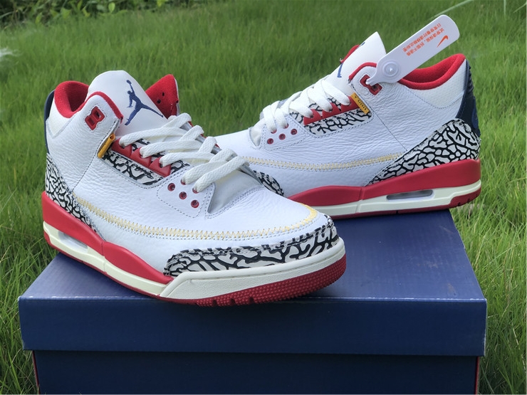 Air Jordan 3 “White Red Blue”