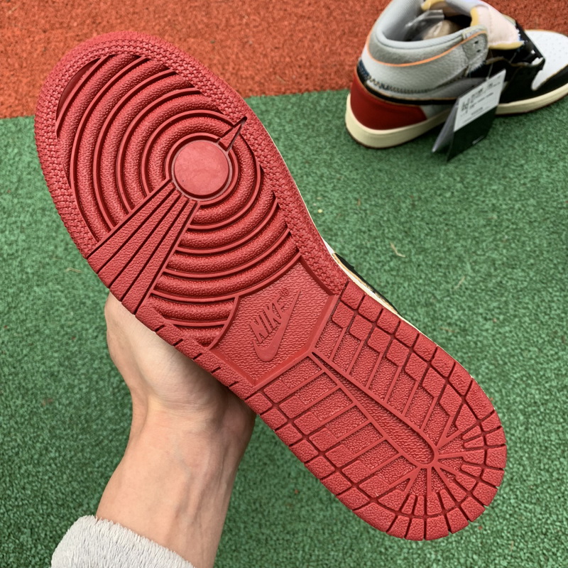 Union x Air Jordan 1 Retro High OG NRG White Red GS