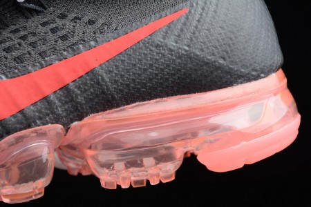 NikeLab Air VaporMax FlyknitBlack/Big Red womens