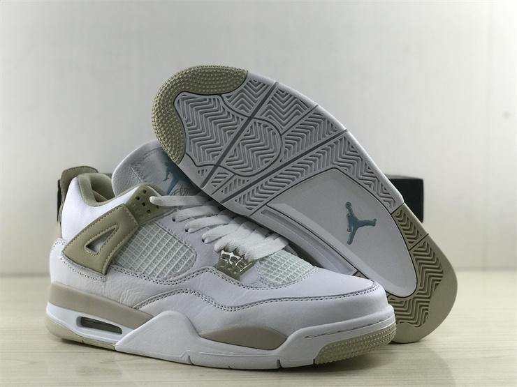 Air Jordan 4 GS Linen Platinum