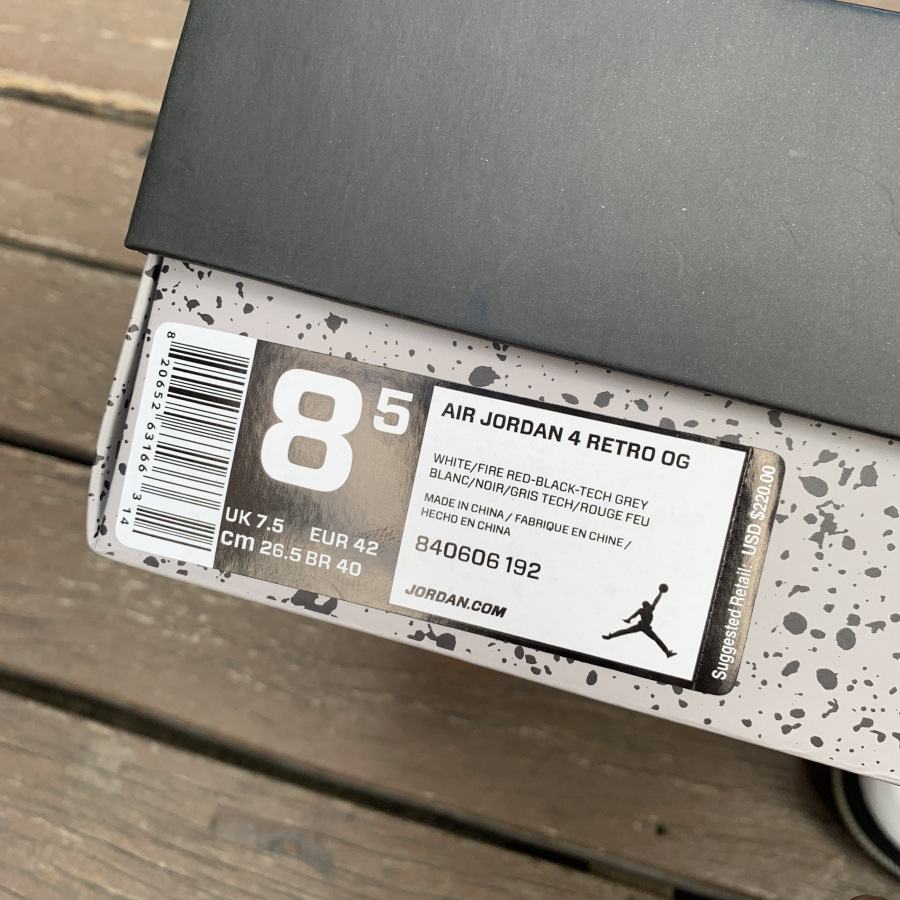 Air Jordan 4 ''White Cement''