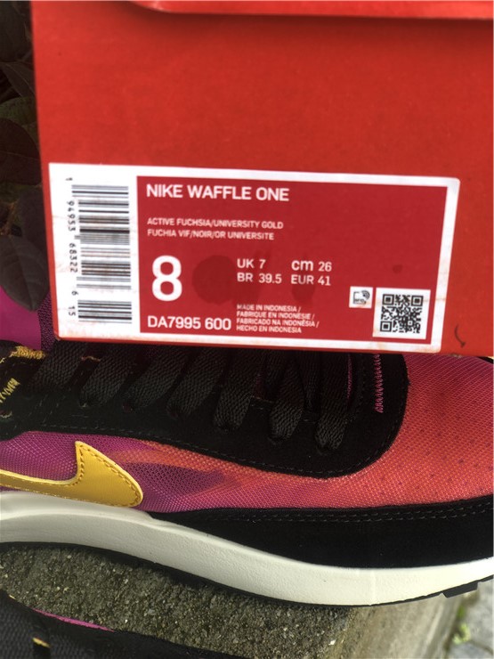 Nike Waffle One ''Black Pink''