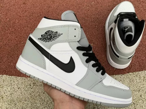 Jordan 1 Mid Light Smoke Grey
