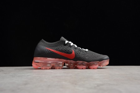 NikeLab Air VaporMax FlyknitBlack/Big Red womens