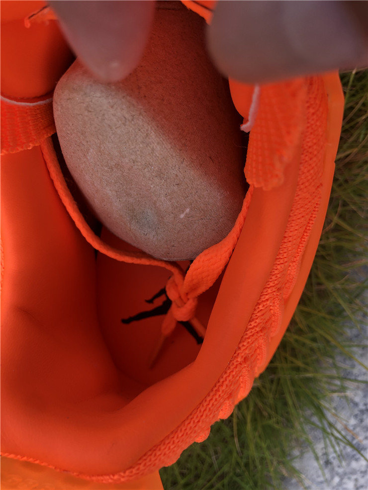 Air Jordan 4 Flyknit Orange Weave