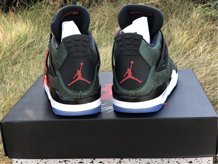 Air Jordan 4 Green Burst
