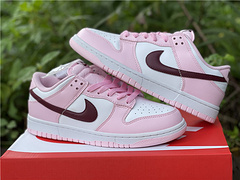 Nike Dunk Low Pink Foam Red White