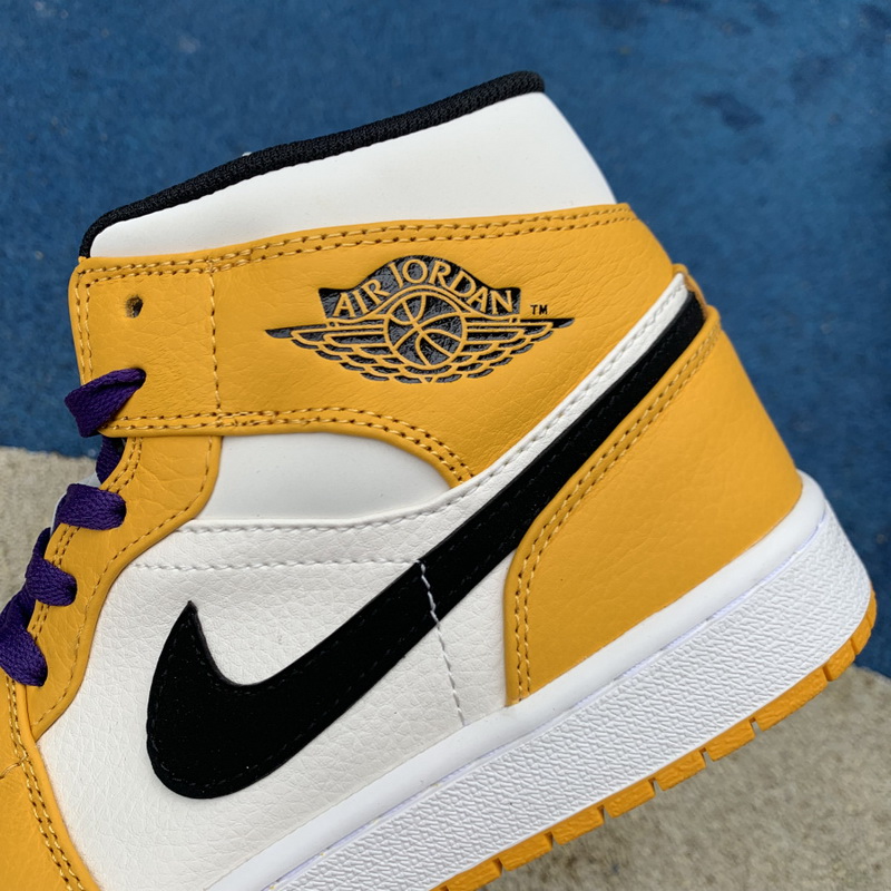 Jordan 1 Mid Lakers