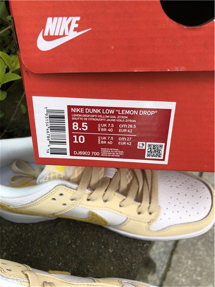 Nike Dunk Low Lemon Drop