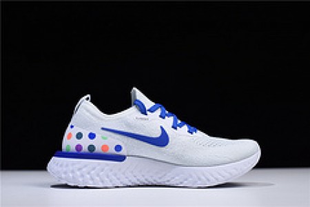 Nike Epic React Flyknit whiteblue