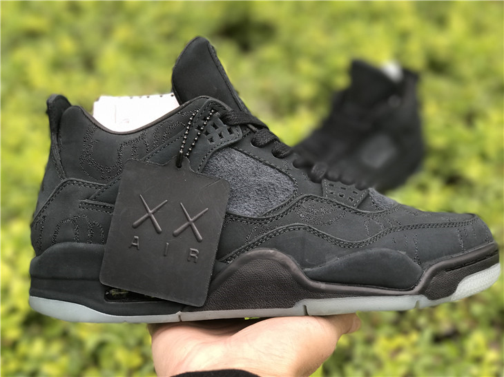 KAWS x Air Jordan 4 Black