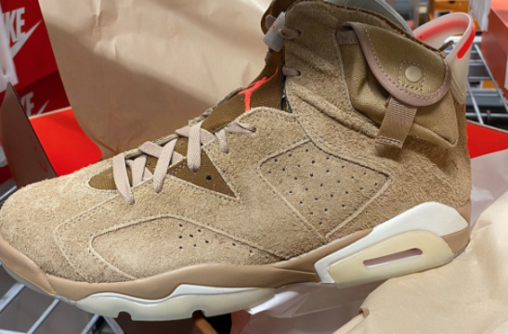 Travis Scott x Air Jordan 6 British Khaki