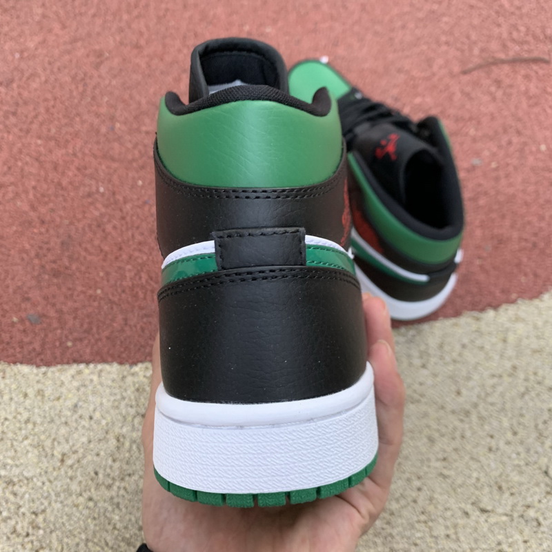 Jordan 1 Mid Green Toe