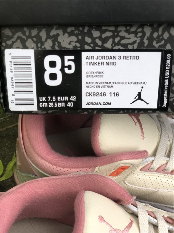 Air Jordan 3 WMNS Rust Pink GS