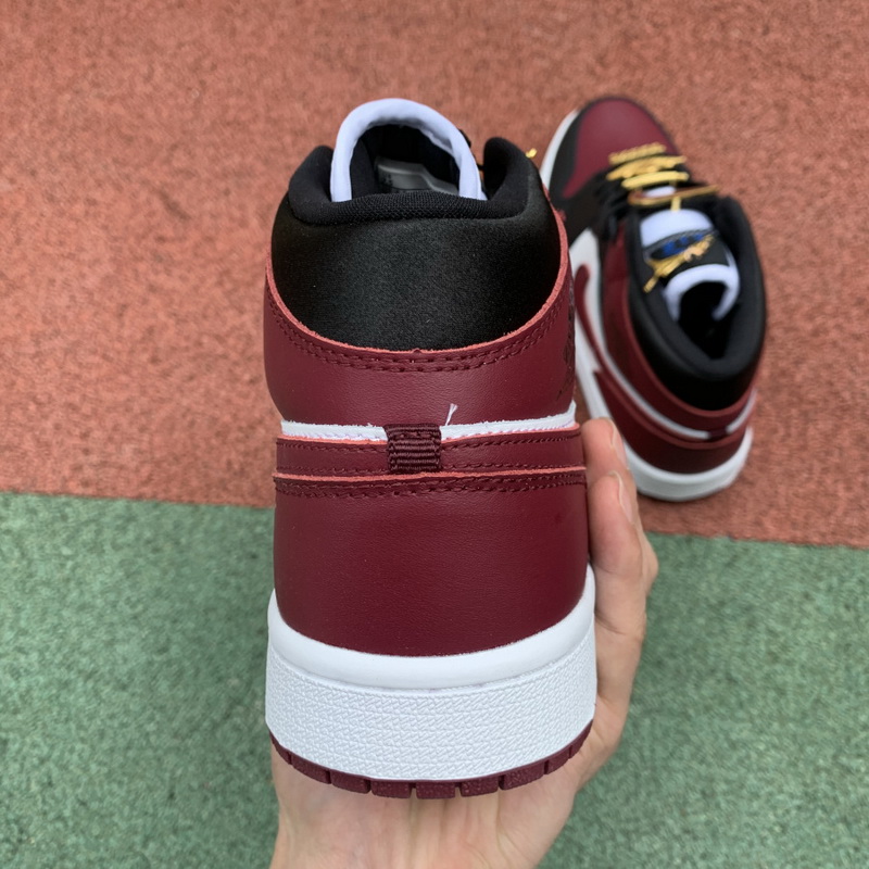 Jordan 1 Mid SE Black Dark Beetroot