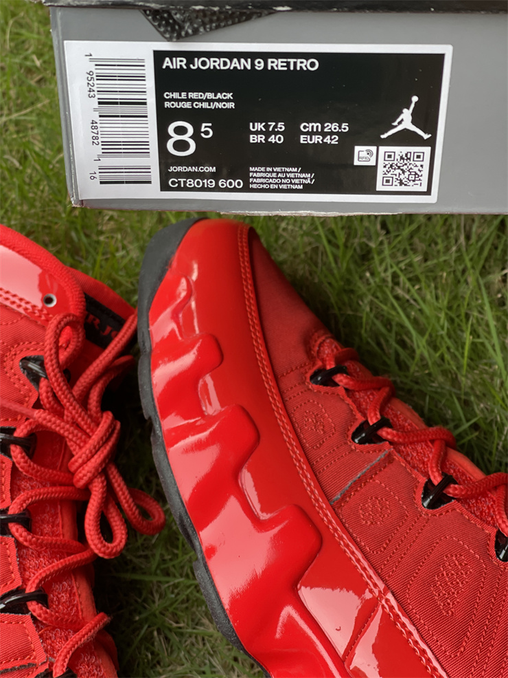 Air Jordan 9 Chile Red/Black
