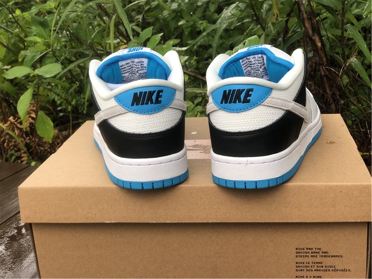 Air Jordan 1 SB Dunk Low ''White Black Aurora Blue''