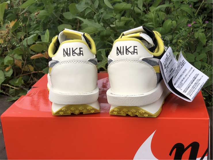 Undercover x Sacai x Nike LD Waffle ''White Yellow''