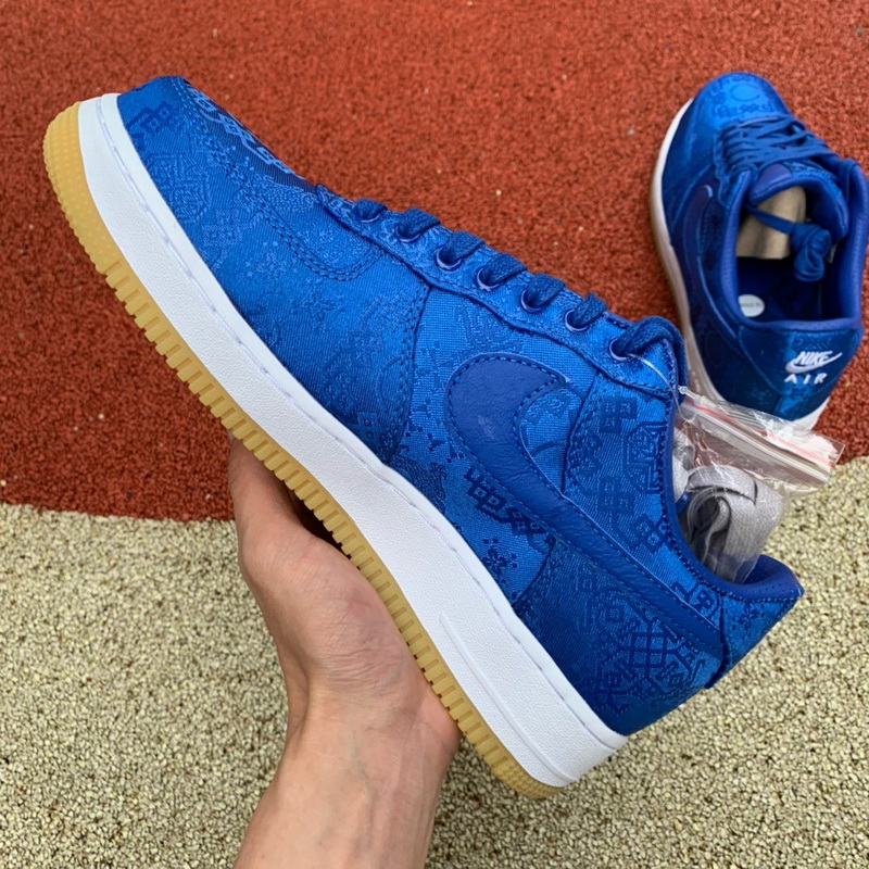 CLOT x Nike Air Force 1 Low Blue