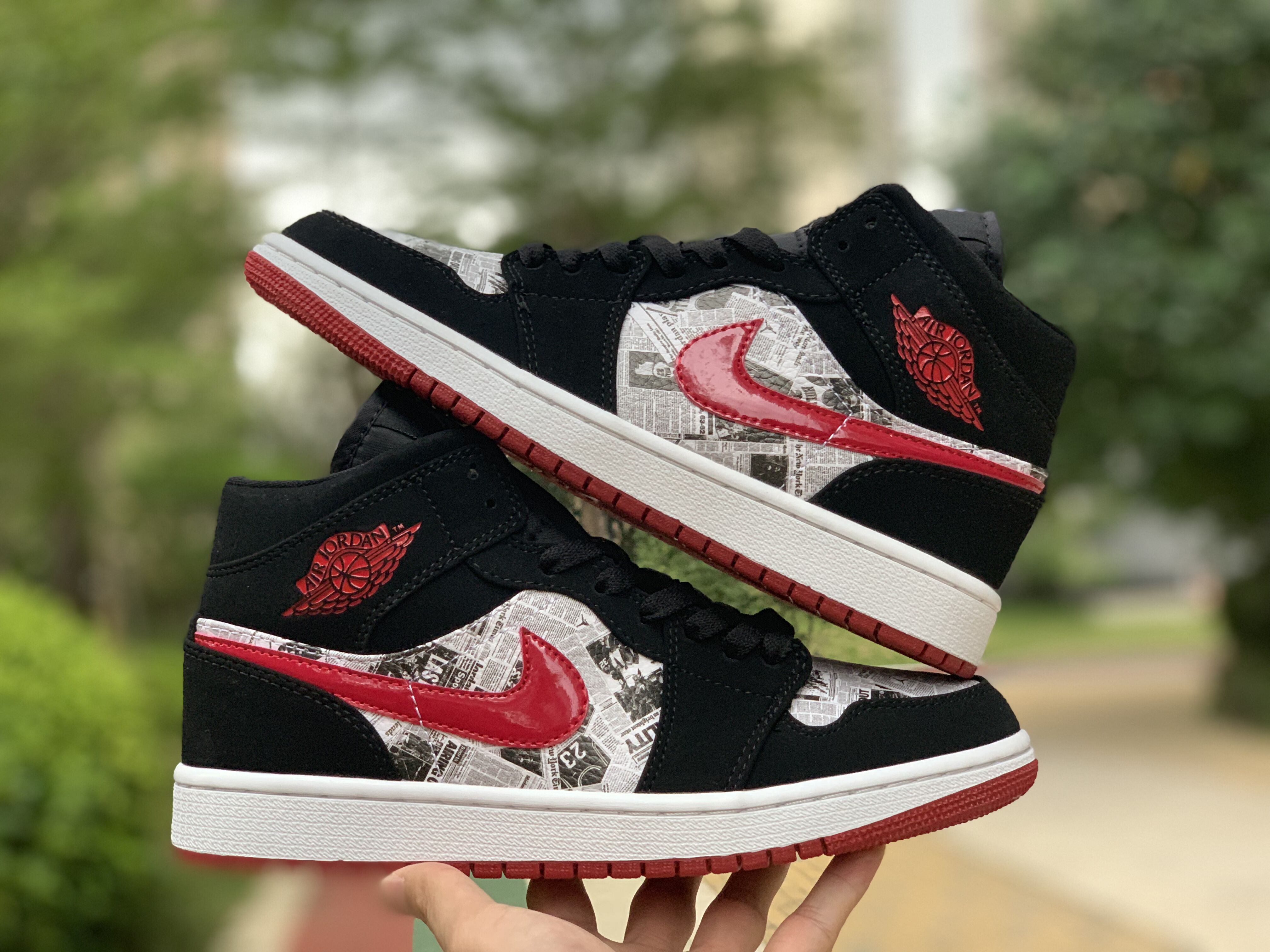 Jordan 1 Mid Newspaper Air Times