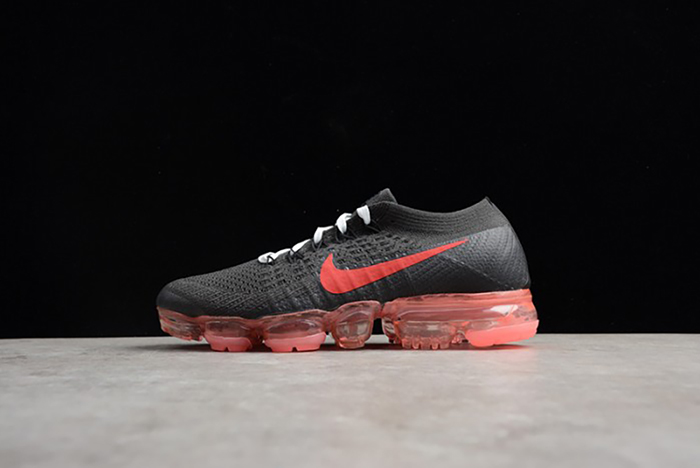 NikeLab Air VaporMax FlyknitBlack/Big Red womens