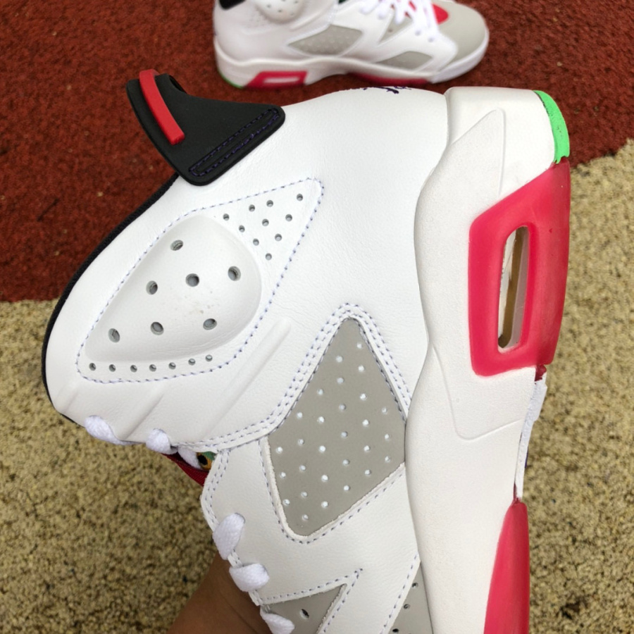 Air Jordan 6 Hare AJ6 Bugs Bunny White Red Egg basketball shoes