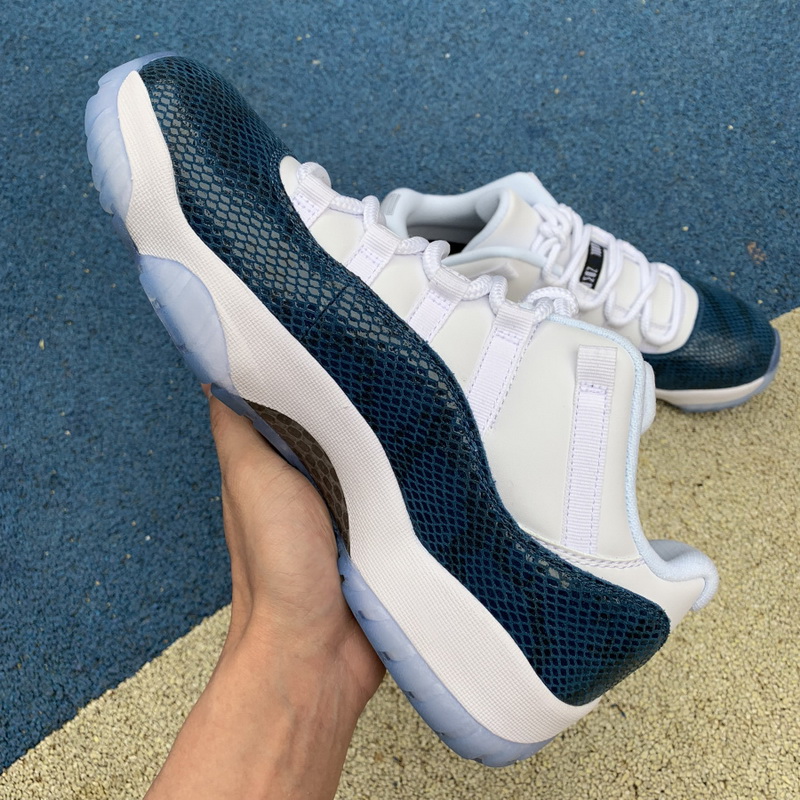 Air Jordan 11 Low “Navy Blue Snakeskin”