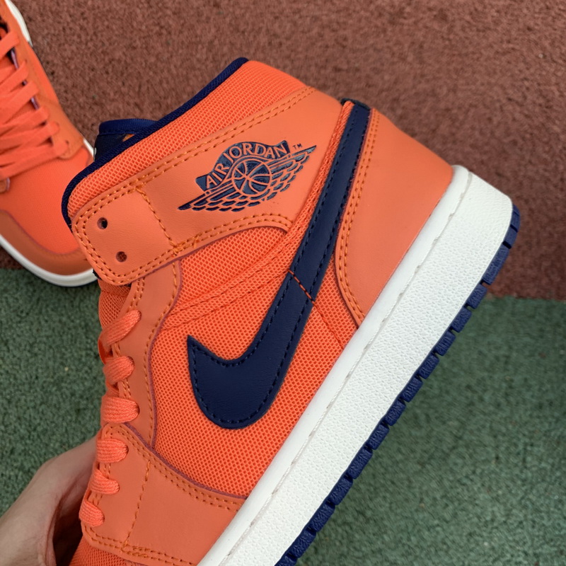 Jordan 1 Mid Turf Orange Blue Void
