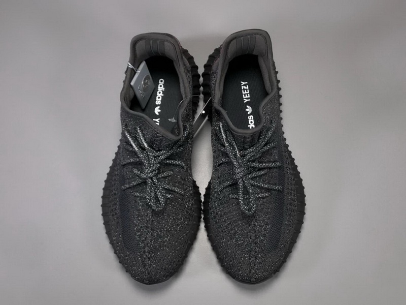 Yeezy Boost 350 V2 Static Black full-reflective