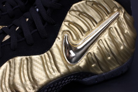 Air Foamposite Pro Metallio Gold Black mens