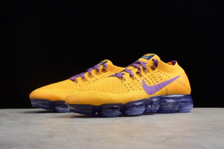 Nike Air VaporMax Flyknit 2018Lemon Yellow/Purple mens