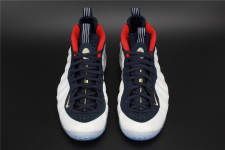 Nike Air Foamposite One Olympic University Red/ white mens