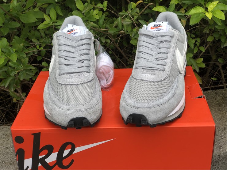 Fragment x Sacai x Nike LD Waffle ''White Grey''