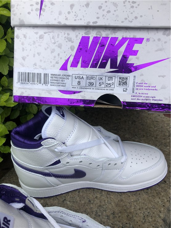 Air Jordan 1 High OG WMNS Court Purple