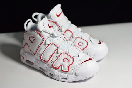 Nike Air More Uptempo 96 White Varsity Red