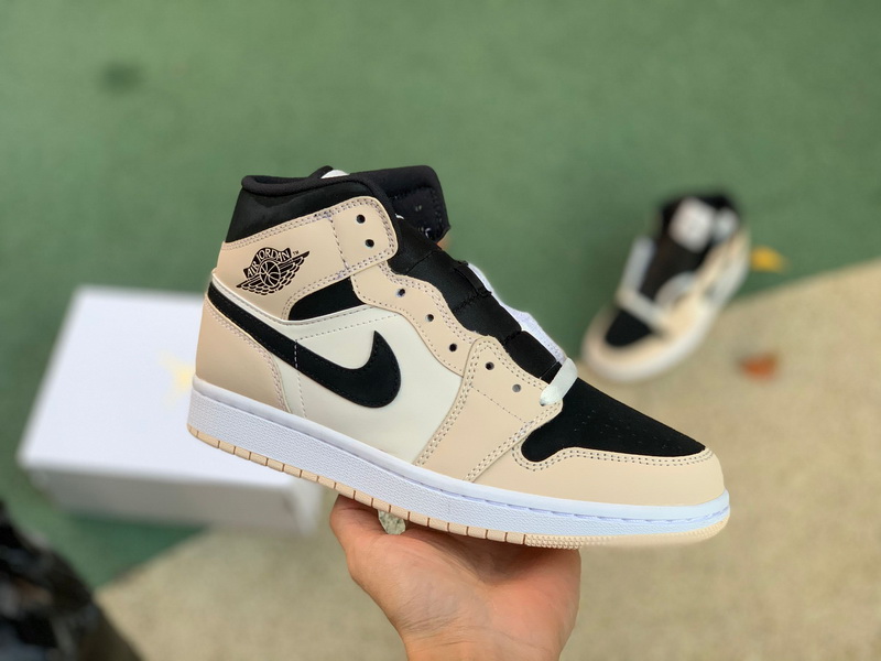 Jordan 1 Mid Barely Orange Light Violet