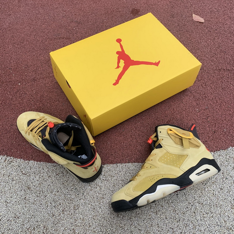 Travis Scott x Air Jordan 6 Wheat Yellow