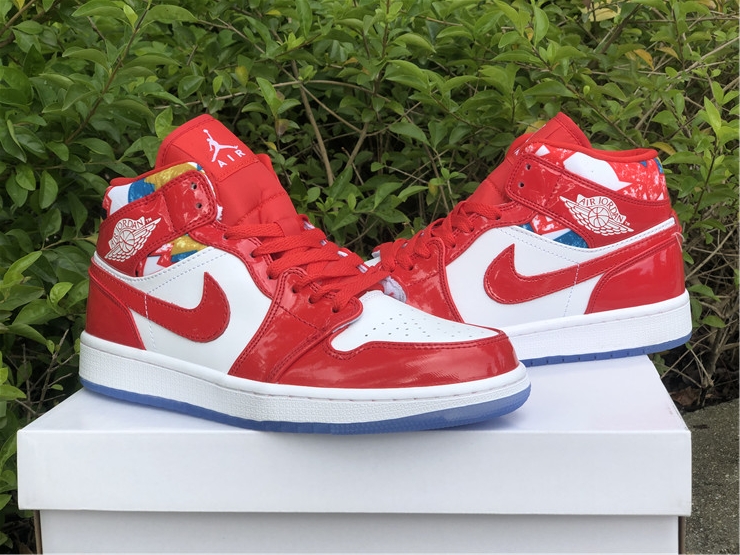 Air Jordan 1 Mid ''White Red''
