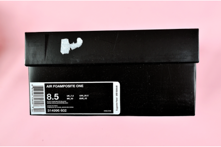 NIKE AIR FOAMPOSITE ONE RUST PINK white/ black