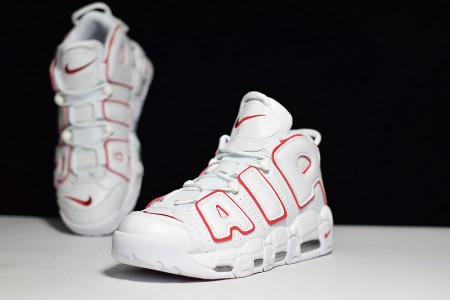 Nike Air More Uptempo 96 White Varsity Red