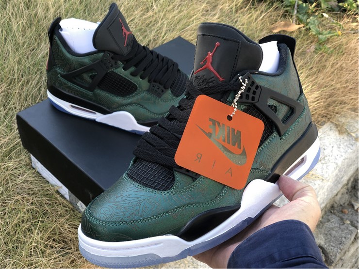 Air Jordan 4 Green Burst