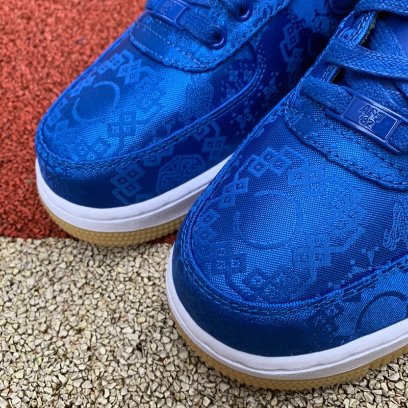 CLOT x Nike Air Force 1 Low Blue
