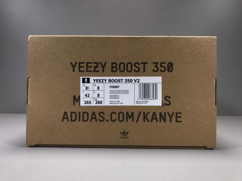 Yeezy Boost 350 V2 Static Black full-reflective