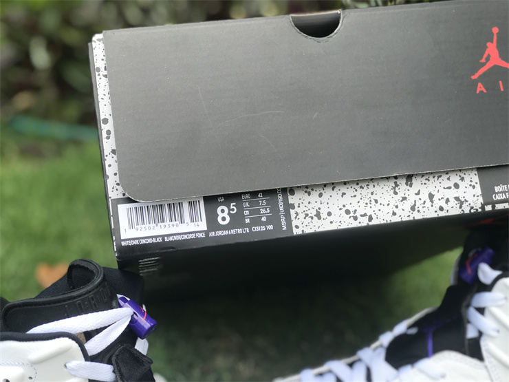 AIR JORDAN 6 Flint AJ6 UV gray crack