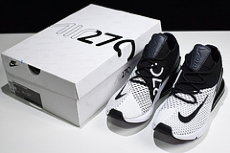 NIKE AIR MAX 270 FLYKNIT WHITE/BLACK