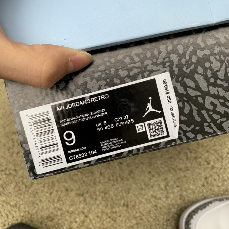 Air Jordan 3 “UNC” 2020