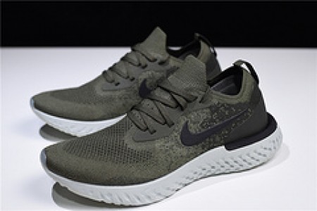 nike epic react flyknit olive