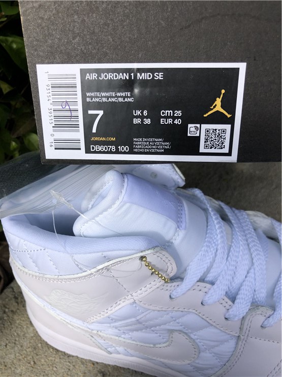 Air Jordan 1 Mid SE White