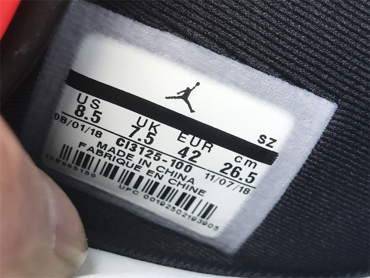 AIR JORDAN 6 Flint AJ6 UV gray crack