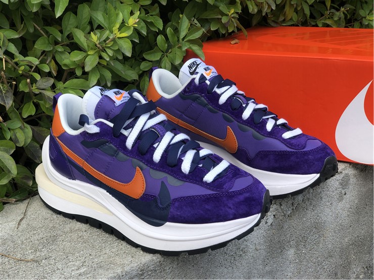 Sacai x Nike VaporWaffle ''Purple Orange''